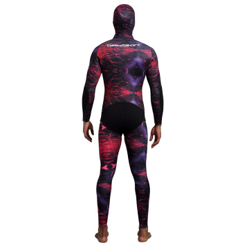 Seaskin Sıkıştırılmış 3mm Neopren Kapüşonlu Spearfishing Wetsuit