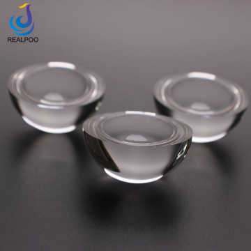 High index half ball lenses