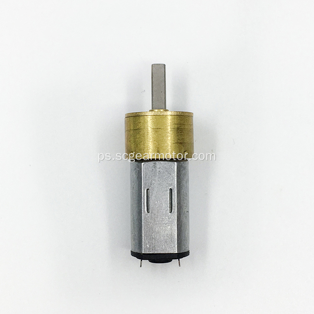 N30 12mm dc 6v مایکرو ګیر فلزي موټور