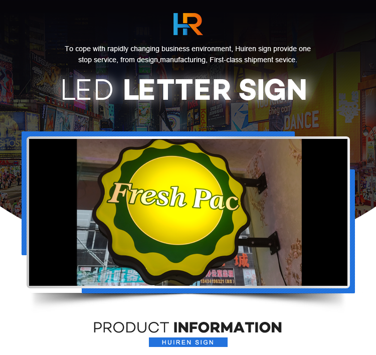 Customized 3D Formed light Box For Shop Store Advertising Lightbox