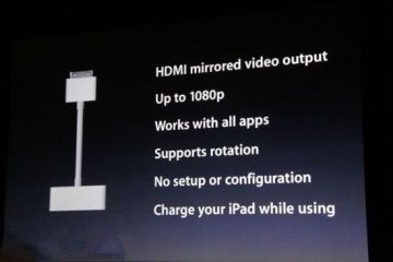 Brand HDMI to HDTV Digital AV Adapter for Apple New iPad 2 3 iPhone 4 4G4S