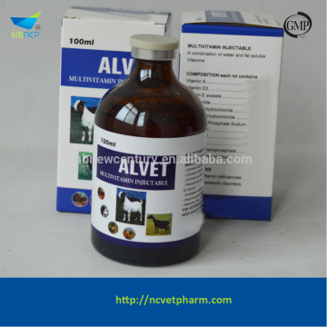 Gain weight multivitamin injectable solution for animals