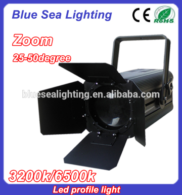 200w White zoom profile led dmx theater stage lighting