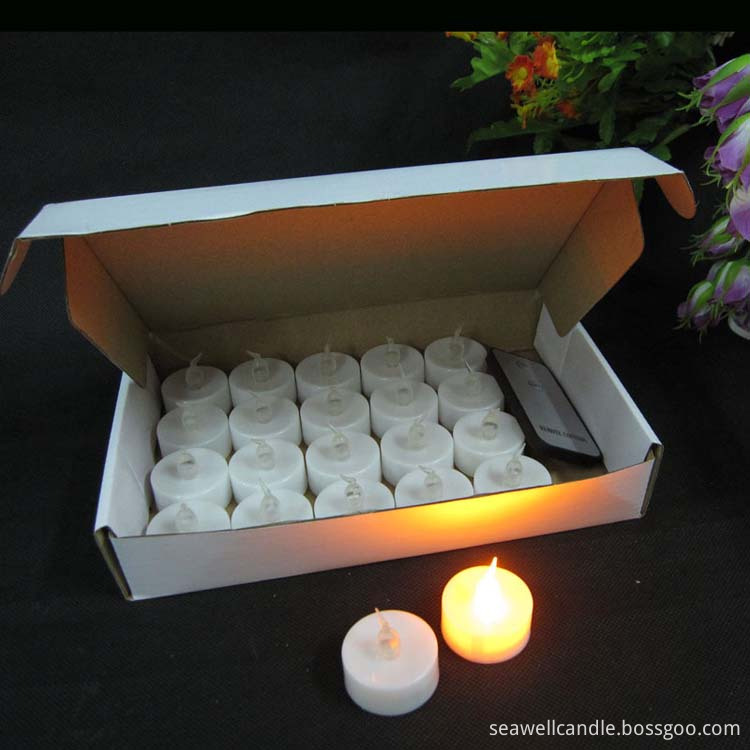 Flameless Led Tea Light Candles With Battery Powered Unscented Led Tealight Candles 15