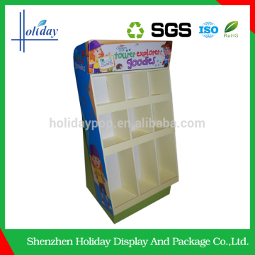 Fashion cardboard greeting card display stand