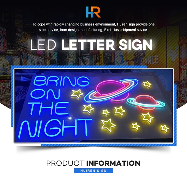 Custom Fashion Design 3D Advertising Led Neon Light Sign