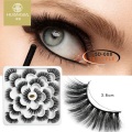 10 pairs 3D black faux mink false lashes