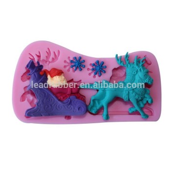 100%Food Grade deer shape silicone cake mold