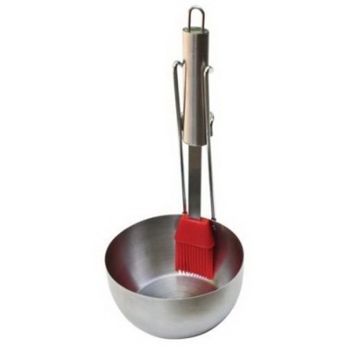 Stainless Steel Basting Sauce Pot With Basting Brush