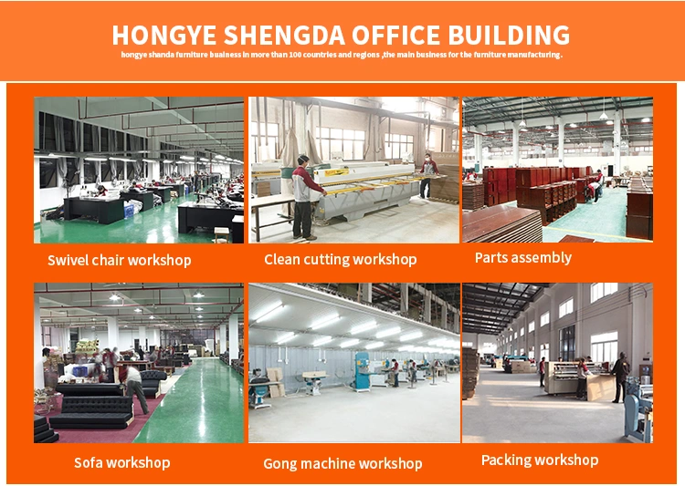 Modular Open Wooden Office Partition Melamine Workstation (H70-0266)