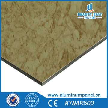 Materials used building partition wall aluminum composite panel granite color