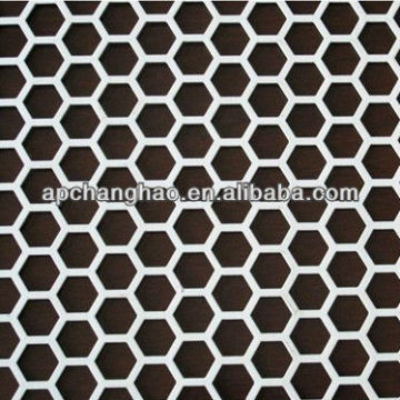 Hexagonal perforated mesh