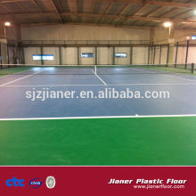 Anti-aging tennis flooring