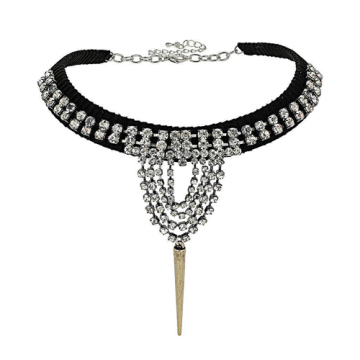 Trendy diamond necklace designs choker