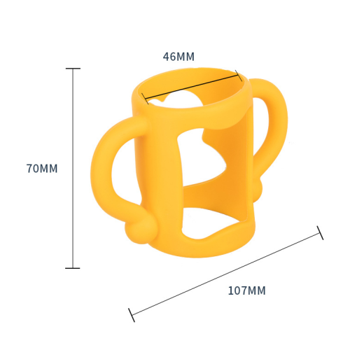 Tay cầm chai silicon bán buôn cho chai trẻ em tiêu chuẩn