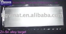 Vacuum smelting Zinc-Tin alloy target (Zn-Sn alloy target)