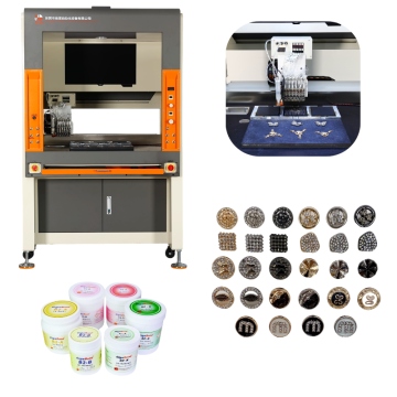 Automatic Rhinestone Setting Machine for Fashion Accessories