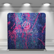 Stripe fabric tension display backdrop party stand