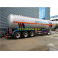 3 Axles 58000L Propane Usafirishaji wa nusu-trailers