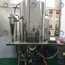 Centrifuge spray dryer of hydroxy starch