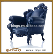 Classical single leather sofa hand carved craft                        
                                                                                Supplier's Choice