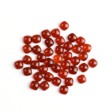 Nature Red Onyx Square Cabochon Wholesale Loose Gemstone