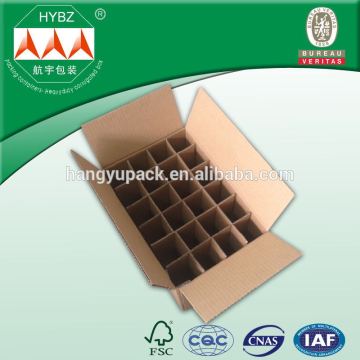 2016 High quality B corrugated box bottle box pine bottle box juice bottle corrugated box carton box