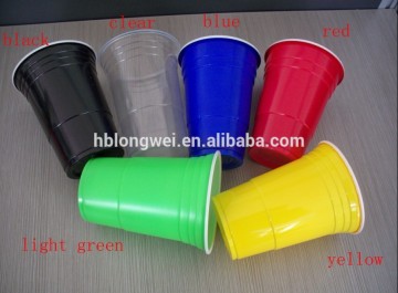 eco-friendly disposable plastic red solo party cups