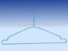 16"sprayed notched wire hanger for laundry
