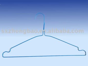 16"sprayed notched wire hanger for laundry