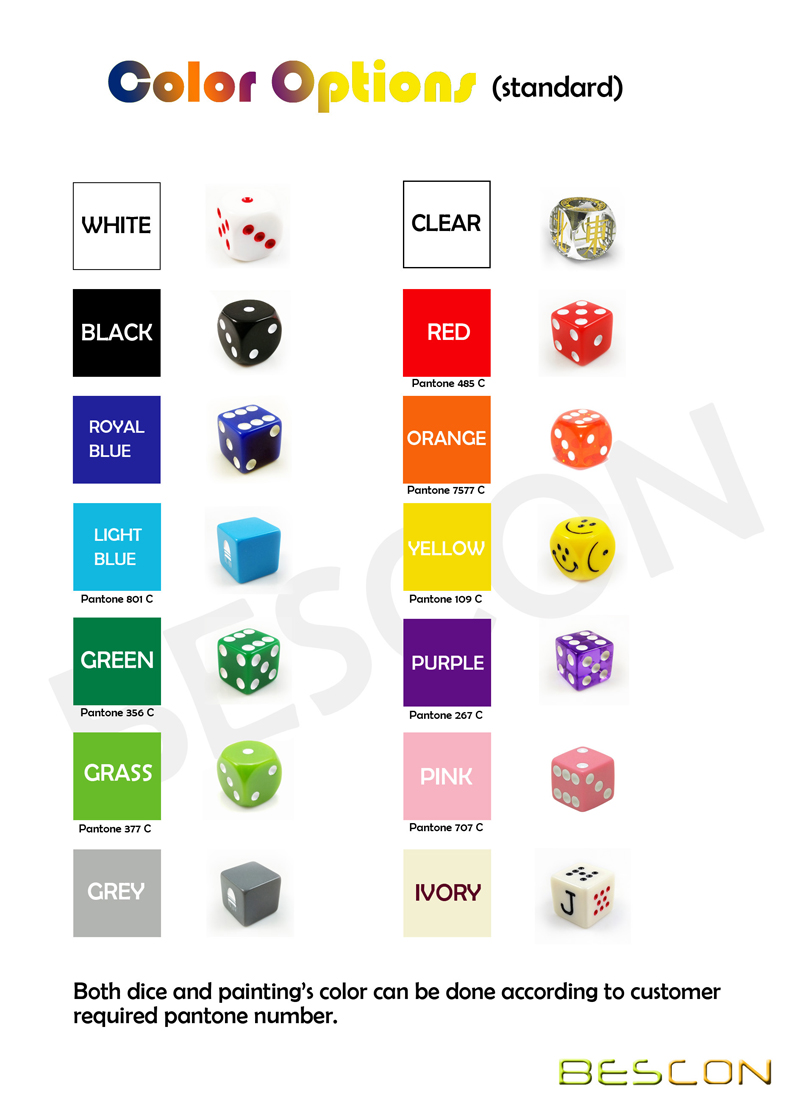 Dice Colors