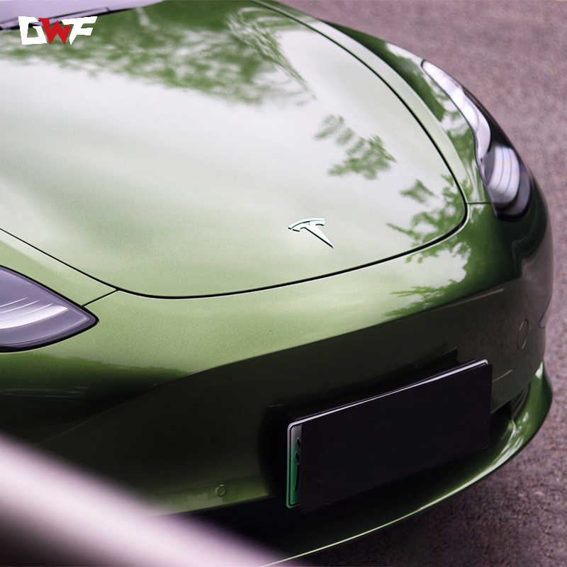 Envoltura de vinilo verde metálico