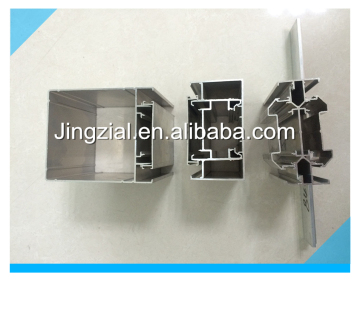 Aluminum office partition of double glass system