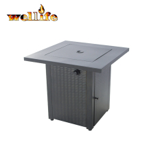 Natural Slate Top Tile Mosaic BBQ Grill and Fire Pit Table