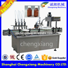 Shanghai gold supplier square bottle filler factory,square bottle filling machine