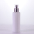Opal white glass bottle with clear cover