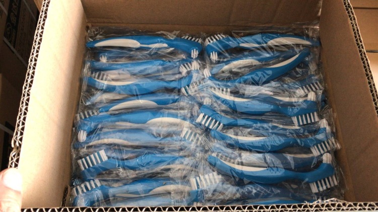 Mini Portable Plastic  Dental retainer Aligner Brush