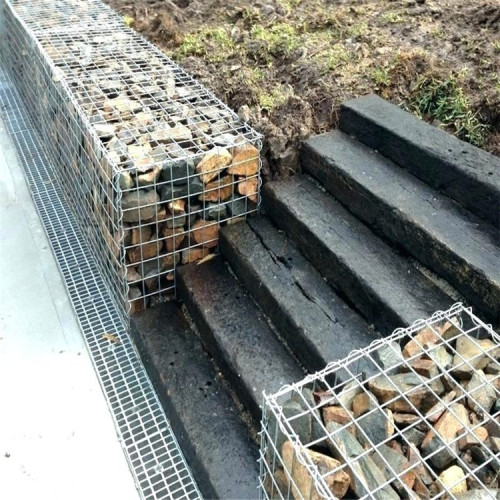 Schwere verzinkte gesponnene Gabions-Korb-Gabions-Zaun-Wand