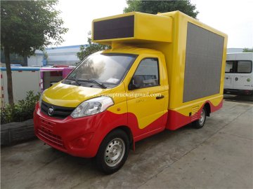 mobile led screen truck /outdoor moving advertising