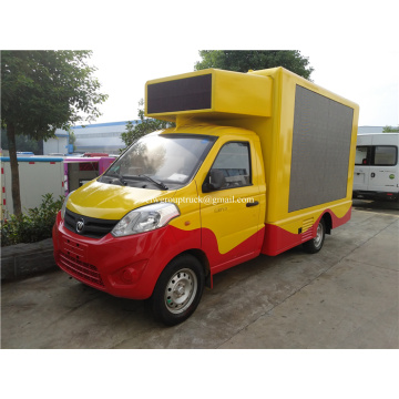 mobile led screen truck /outdoor moving advertising