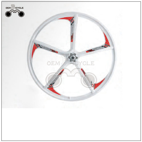 24 inch white road bike alloy wheels