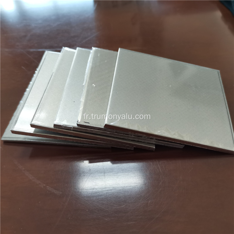 Plaque et bande de revêtement en aluminium composite titane