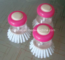 Soap Dispensing Push Rounded Dish Brush