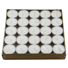 3.5 hours white tealight bougie candlel