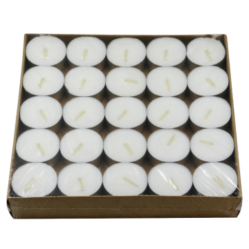 3.5 hours white tealight bougie candlel