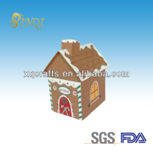 Christmas house shape gift box