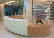 Corian Solid Surface High Qualityreceipton Countertop/ Checkout Desk/commercialcountertop