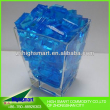 indoor planting crystal soil rainbow clay blue color