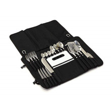 Hiking BBQ 24pcs set Camp Kitchen Cutlery Set