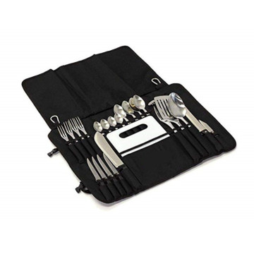 Hiking BBQ 24pcs set Camp Kitchen Cutlery Set